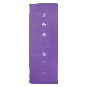 100% Cotton Purple Yoga Rug