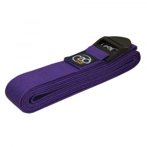 Cotton Yoga Belt - Purple