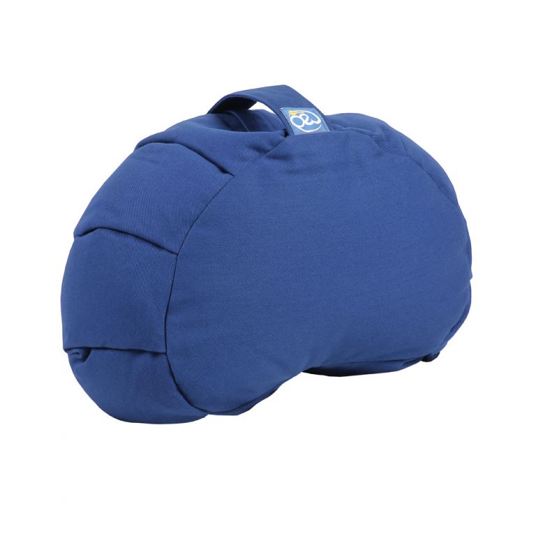 Pleated Crescent Zafu Buckwheat Namaste Hatha Yoga