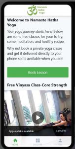 Namaste Hatha Yoga free yoga App