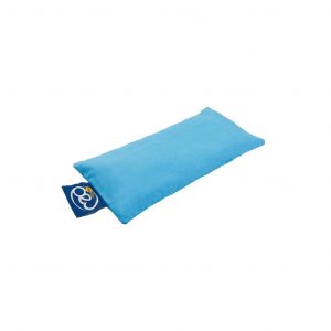 organic cotton eye pillow in light blue