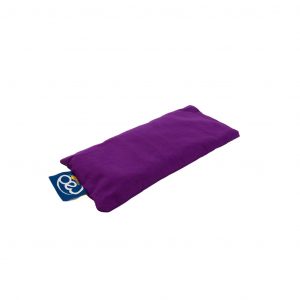organic cotton eye pillow in purple