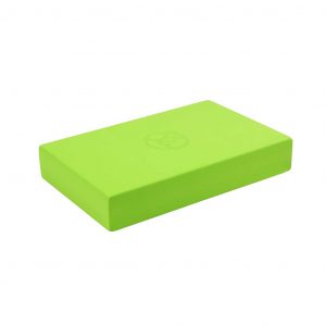 lime green yoga block