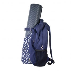 back pack to carry yoga mat sideview